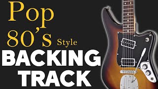 G Major Backing Track | Pop 80's Style