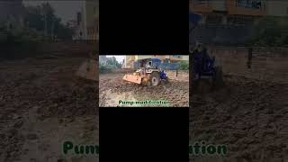 Modification of Pump in #farmtrac60 #farmer #automobile #farming #rotavator #pump #modified #tractor