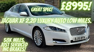 Jaguar XF Polaris White 2.2d Luxury Auto! Low miles.