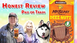 Mr Beast Deez Nutz Feastables Chocolate Bar - The FIRST REAL Review