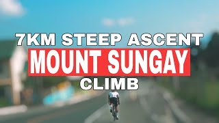 7km Sungay Climb | The Most Steep Ascent Part of ROUTE 111 ( uncut video pasensya sa mga hingal ko )