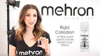 How to Use Mehron Makeup Rigid Collodion with Brush| Scar Liquid