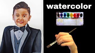 How to paint watercolor portrait | watercolor portrait | Aayushiiart