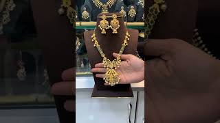 Latest Gold Long Haram Designs with weight & Price/Gold Necklace designs 2024#gold #haram #jewellery