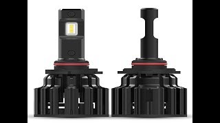 NOVSIGHT Car LED Headlights 100W 20000LM 9006 Headlight Bulbs Fog Lamps 6000K