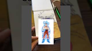 goku drawing 💀  ||  draganboll drawing || animedrawing #anime #shorts #art #sketch