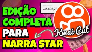 TUTORIAL COMPLETO de como EDITAR VÍDEOS para o Kwai Cut na Categoria de Narração!