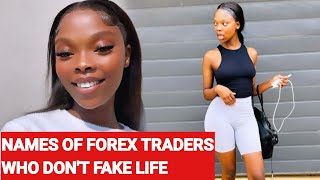 Female Forex Trader Lethabomalete  Release Name Of Real Forex Traders The Rest Are Fake