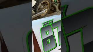 2007KX 85 numbers on #dirtbike #2stroker #motocross