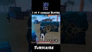 1 vs 4 charge Buster in cs against master player # FF shorts # viral video # impossible # for you#