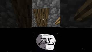 Minecraft Next Level LOGIC  😱🥲 (Troll Face) #shorts #viral #trending