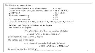 EEII Module 5 Lecture 7 - DESIGN OF AERATED LAGOONS