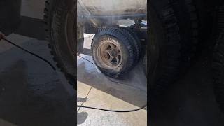 ASMR Wheel Cleaning 👍🚿#carwash #cleaning #satisfying #shorts