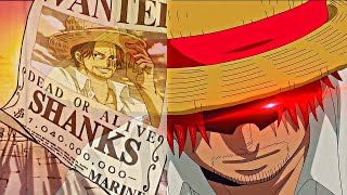 Shanks First BOUNTY Known When He First Met Luffy #shorts