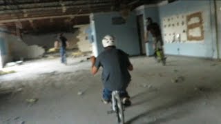 BMX IN AN ABANDONED SCHOOL!!!