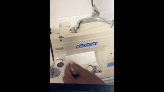 How to thread consew industrial machine, How to thread the Consew CP206RL walker foot sewing machine