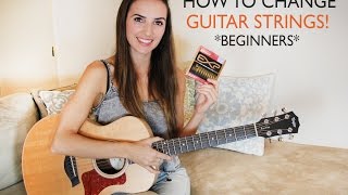 How To Change Your Acoustic Guitar Strings (Easy / Full Explanation / Beginners!)