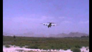 Plane landing, Kabul