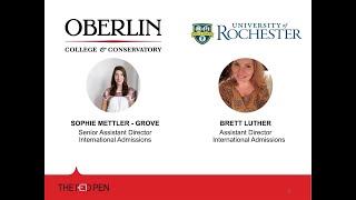 Webinar: Live Chat with Admissions - Oberlin College & The University of Rochester