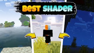 The Best 🔥1.21 SHADERS for Minecraft PE ( New Shaders 🤫) |❤️part_1