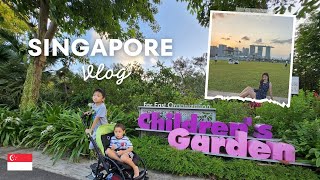 Pasyal tayo sa Gardens by the bay, naglaro ang mga bata sa Children's Garden waterpark