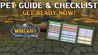 Wrath Pet Achievement Guide & Free Checklist Tool