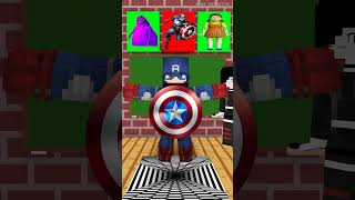 Vampire Teacher vs Grimace Shake & Heroes - minecraft animation #shorts