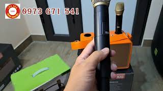 Thanh  Lý  loa  mini  xách tay  kèm  mic  hát  karaoke giá  vài  trăm  0973 671 541