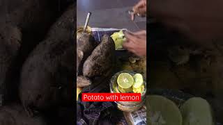 Potato with lemon | Street Food India