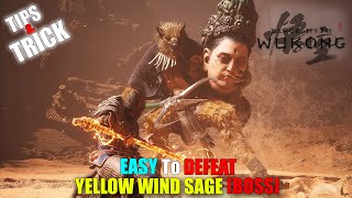 How to Defeat Yellow Wind Sage in Black Myth Wukong: Ultimate Strategy Guide"