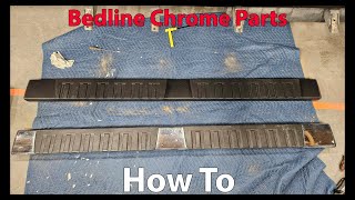 How to Bed line Chrome Side steps