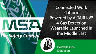 Connected Work Platform Powered by ALTAIR io™ 4 Gas Detection Wearable Launched in the Middle East