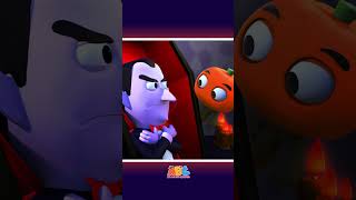 🧛Vampire is sleeping but will he catch fire?🔥 #shorts #halloween2024  #kidssongs