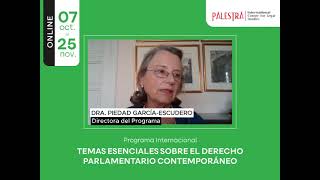 Temas esenciales sobre el derecho parlamentario contemporáneo