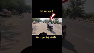 Police vs Biker Bach gye Aaj modified bike se 😂 #police #biker #policevsbiker #stunts  #modified