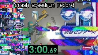 melonplayground crash game speedrun with guns only (WORLD RECORD!) 2:15