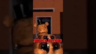 How I Got A FNAF World Record! #fnaf #funny #gaming #movie #edit #worldrecord #shorts #like