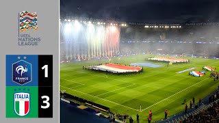 FRANCE 🇨🇵 1-3 🇮🇹 ITALIE : Ambiance d'avant match + Hymnes nationaux