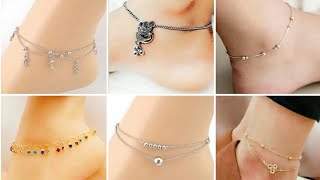 beautiful one leg anklet designs