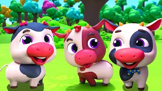 Five Little Cows Song + More Cartoon Video for kids