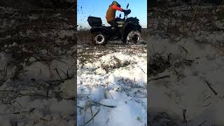 cfmoto c-force 625s snow time #4x4 #cfmoto #atv #quad #canam #polaris #krakow #zima #snow