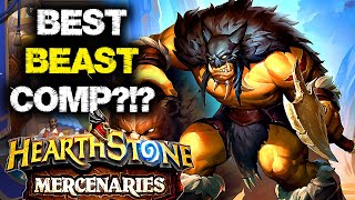 BEST BEAST Comp?!? 👀 Top 50 PVP Mercenaries | HEARTHSTONE