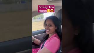 Driving the Tata Nexon 😍🤗 #shortvideo #youtube #trending #shorts #driving #shorts #funnyvideo