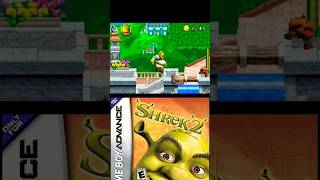 Shrek 2 GBA is surprisingly decent.#shrek #gba #gameboy #retrogaming #gameboyadvance