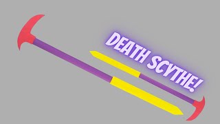 Creative Death Scythe Weapon Craft Paper