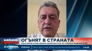 България е най-силно засегнатата от горски пожари в ЕС