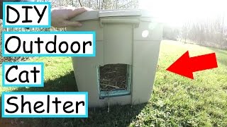 DIY Outdoor Cat Shelter