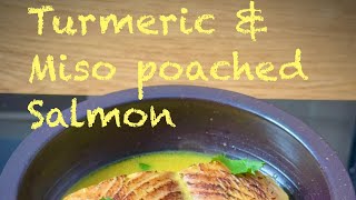 Turmeric and Miso Poached Salmon Broth #masterchefuk #salmonrecipe