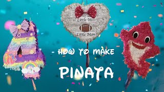 HOW to make a PINATA || DIY party pinata with cardboard