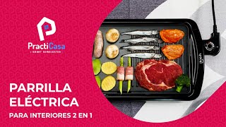 Parrilla eléctrica 2 en 1